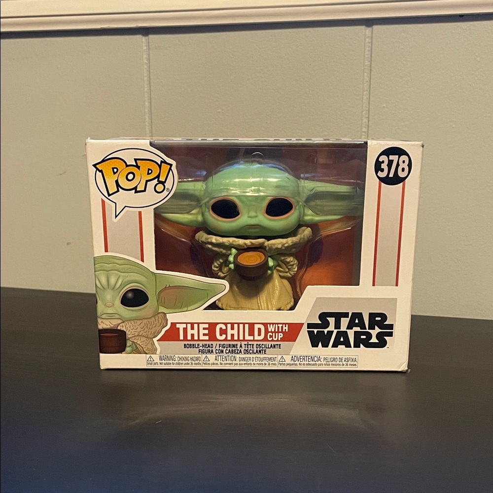 Funko Pop! The Child with Cup - Green and Brown